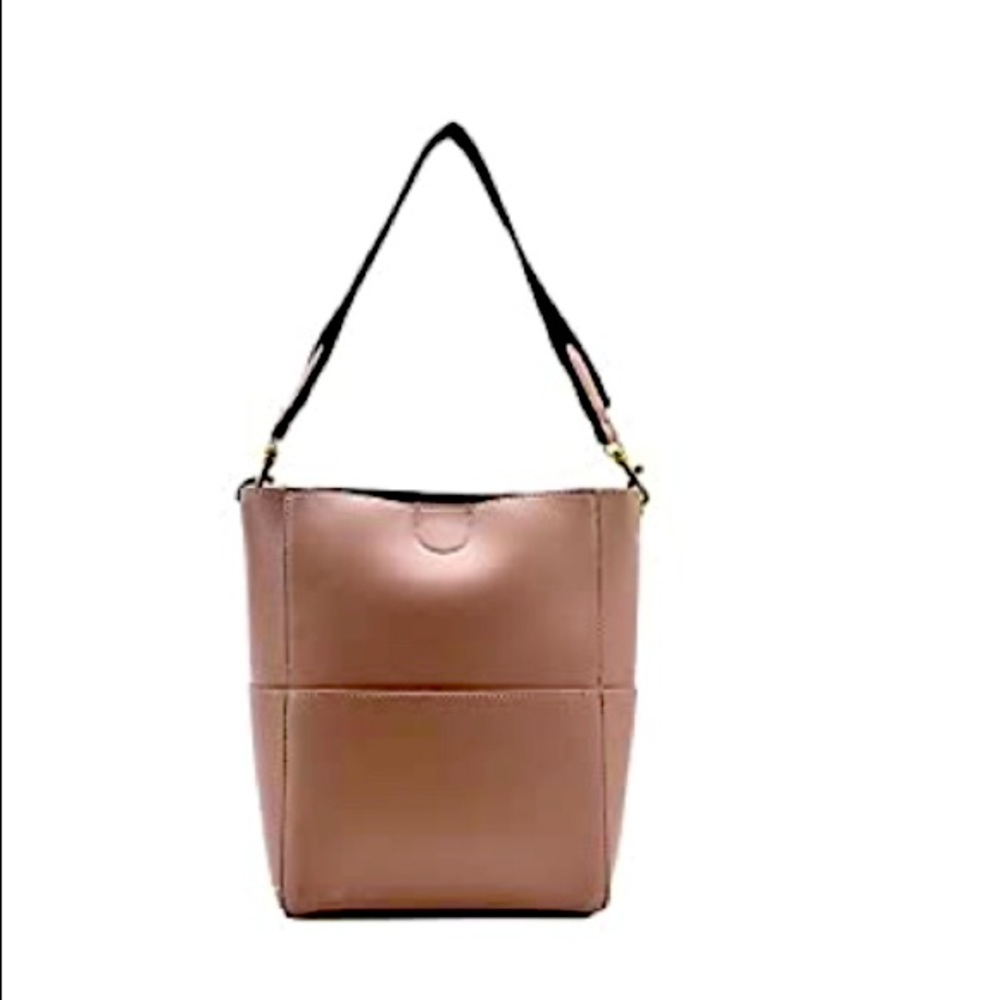 Leather Bucket Bag / Tote / Purse / Handbag / Satchel / Purse - TAUPE